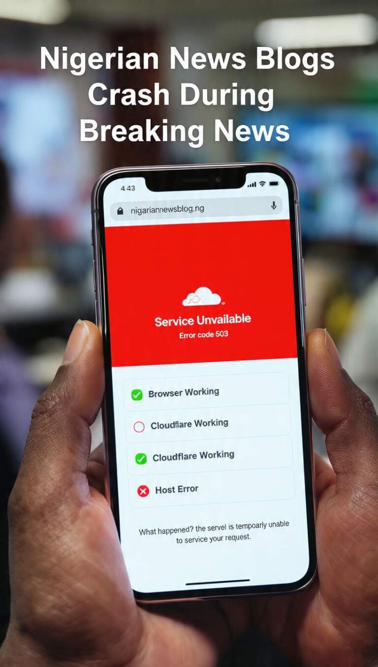 WHY 90% OF NIGERIAN NEWS BLOGS CRASH DURING BREAKING NEWS (AND HOW TO FIX IT)